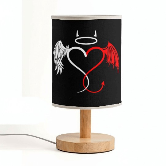 Angel vs Devil Nurse and Doctor Gift Fabric Lamps