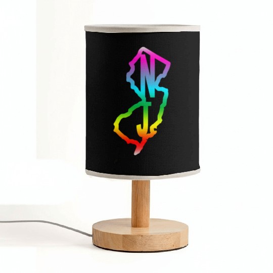 New Jersey Gay Pride LGBTQ Fabric Lamps