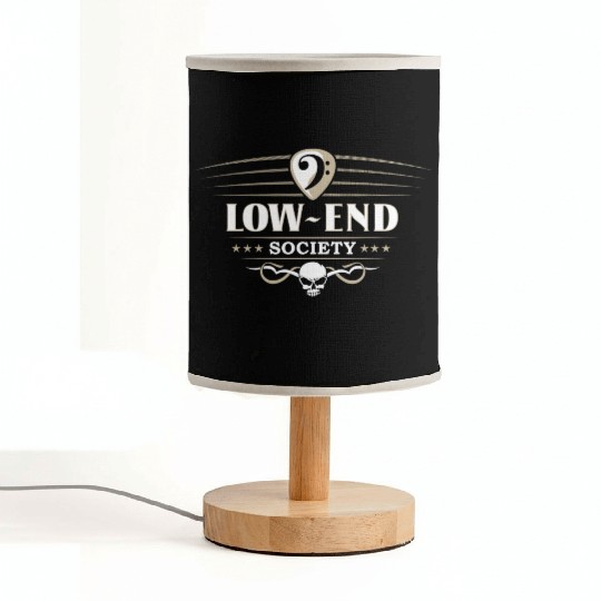 Original Low End Society for Bass Player Fabric Lamps