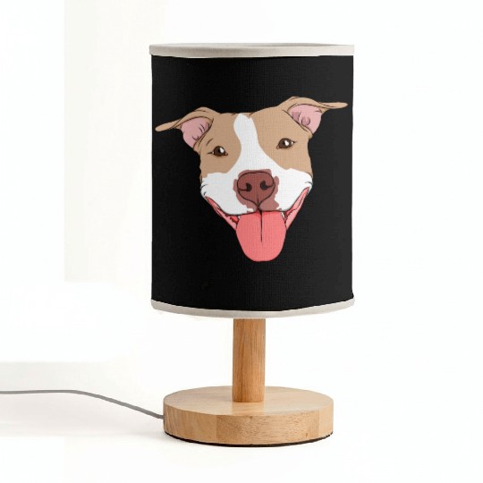 American Pit Bull Terrier Fabric Lamps