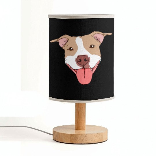 American Pit Bull Terrier Fabric Lamps