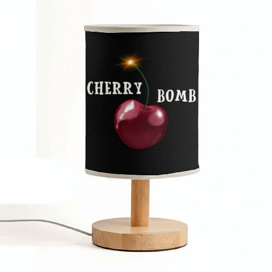 Cherry bomb big Fabric Lamps