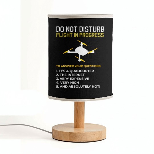 Do Not Disturb Flight In Progress Drone Hobby Rc Fabric Lamps