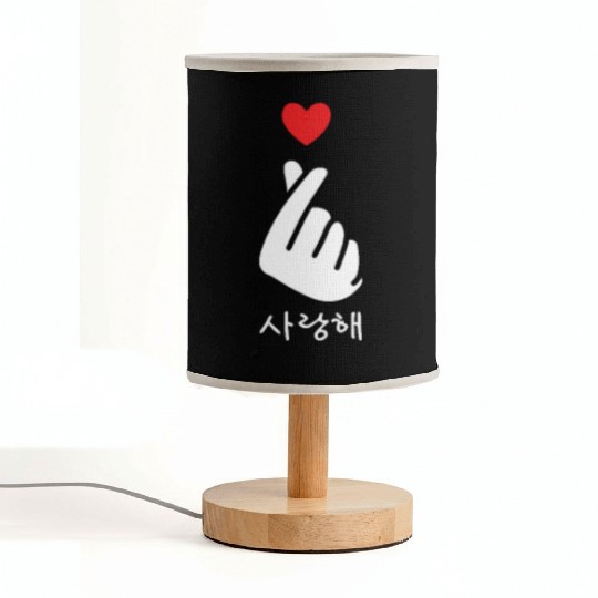 Saranghae KPop Finger Heart Pocket Korean Love Fabric Lamps
