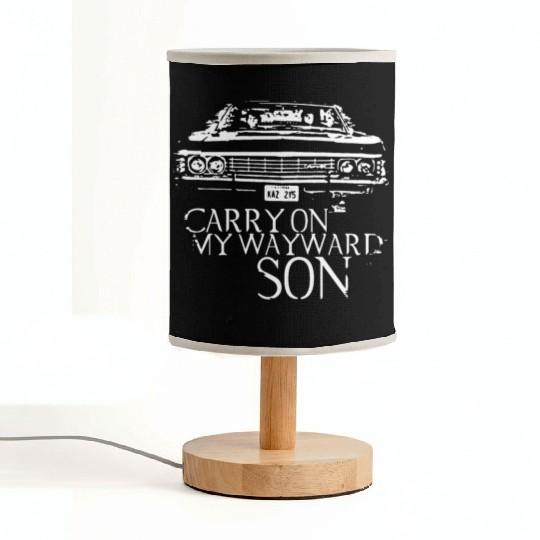 Carry on my wayward son Supernatural Fabric Lamps