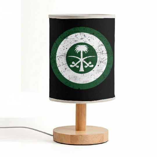 Saudi Arabia Air Force Flag Roundel Fabric Lamps