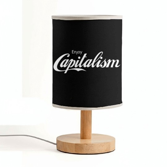 Enjoy Capitalism Fabric Lamps