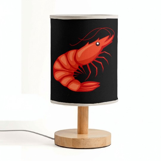 Shrimp Jitsu Mixed Martial Arts Fighter Shrimping Fabric Lamps