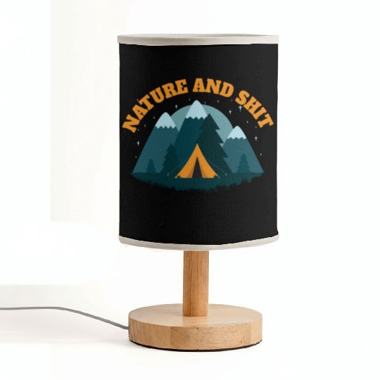 Nature and Shit Fabric Lamps