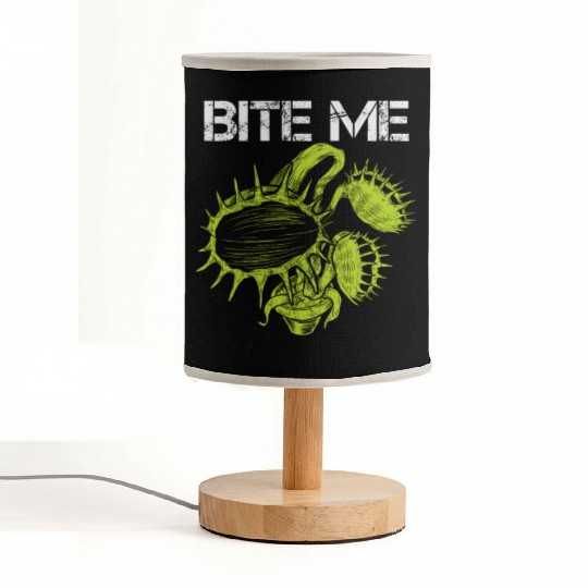 Carnivorous Plant Venus Fly Trap Lover Bite Me Fabric Lamps