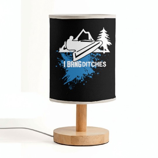 Snowmobile Ski Skiing Snowboard Snowman Snow Stunt Fabric Lamps