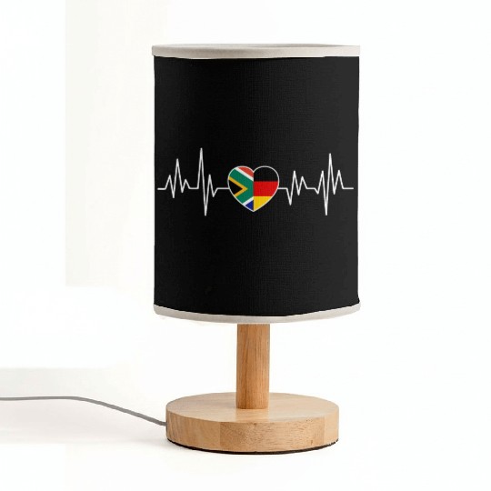 South Africa Germany Flag Two countries Fabric Lamps
