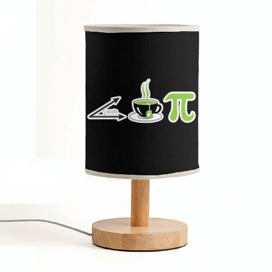 Acute Tea Pi Math Pun 3.14 Pi Day Math Geek Fabric Lamps