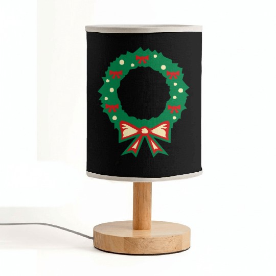 christmas wreath Fabric Lamps