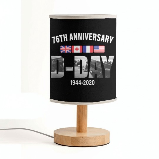 D-Day Normandy 76th Anniversary Fabric Lamps