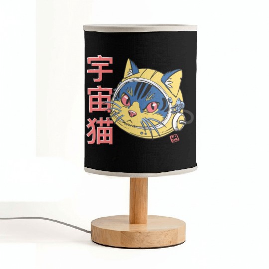 Astro Cat Fabric Lamps