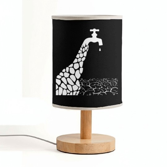 climate change nature conservation africa giraffe Fabric Lamps