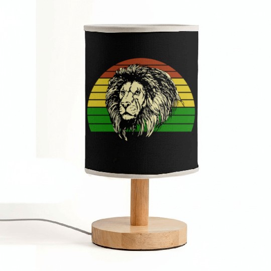 Rasta Lion Reggae Fabric Lamps