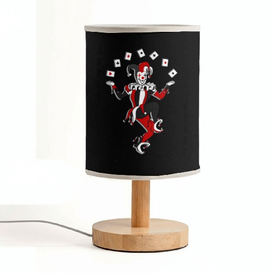 Joker Joggling Card Fabric Lamps