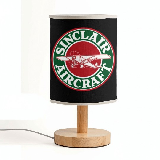 Sinclair Aircraft Gasoline vintage sign Fabric Lamps