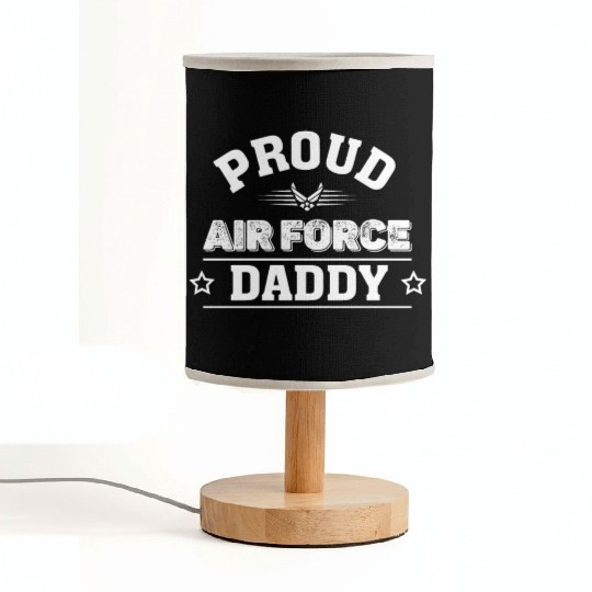 Proud Air Force Daddy Fabric Lamps,Air Force Fabric Lamps.