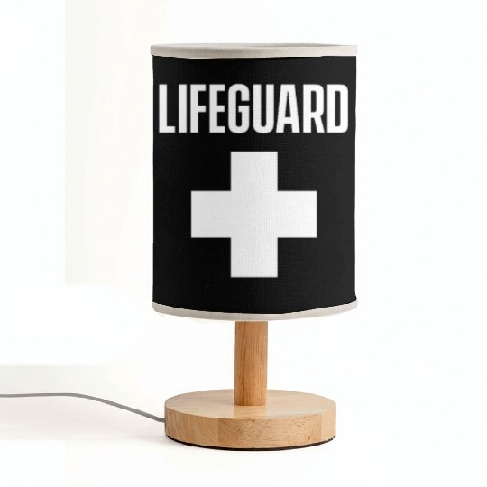 Team Lifeguard Life Guard Pool Attendant Guards Fabric Lamps