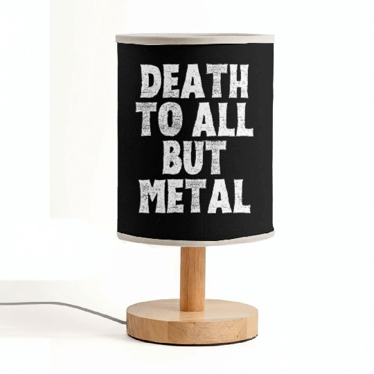 DEATH TO ALL BUT METAL Fabric Lamps