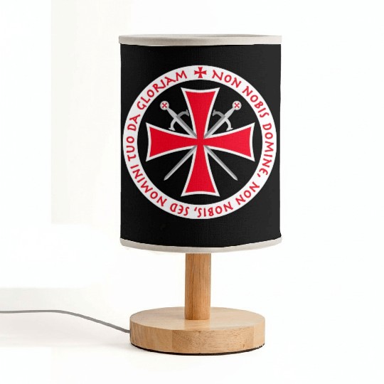 Knights Templar Cross Seal Fabric Lamps