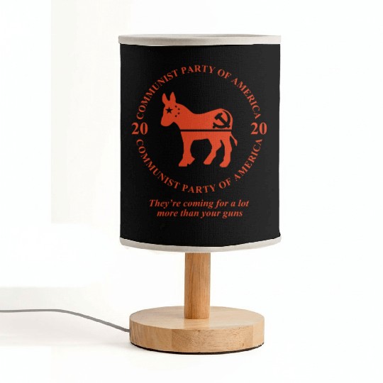 Communist Party of America Fabric Lamps