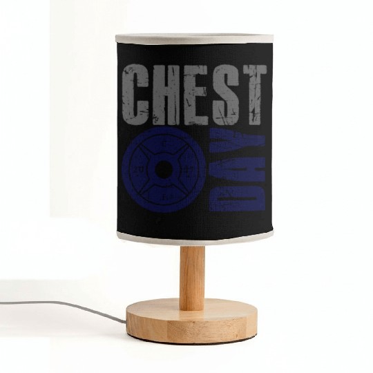 Chest Day Pectoral Exercise Gym Rat Fabric Lamps