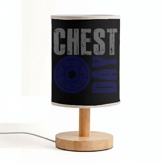 Chest Day Pectoral Exercise Gym Rat Fabric Lamps