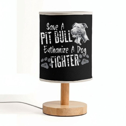 Pitbull Euthanize A Dog Fighter Pit Bull Lover Gif Fabric Lamps