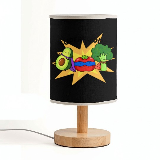 Superfoods Cute Vegetable Pun Fabric Lamps