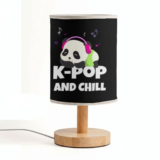 K-POP and chill. Black #2 Fabric Lamps