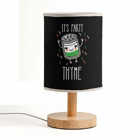 It's Party Thyme Herb Pun Fabric Lamps