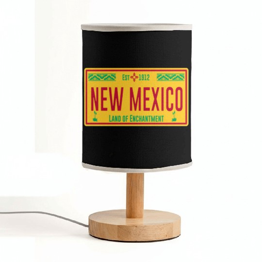 Zia New Mexico Symbole State Est 1912 Southwestern Fabric Lamps