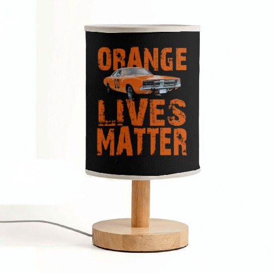 General Lee Dukes Of Hazzard Retro Orange Lives Fabric Lamps