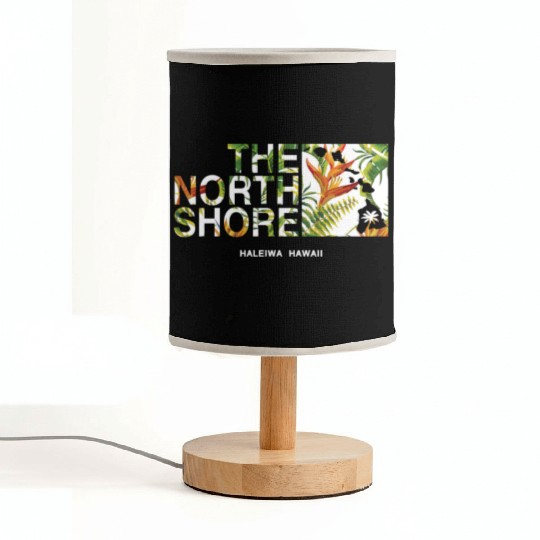 North Shore Haleiwa Bird Of Paradise Fabric Lamps