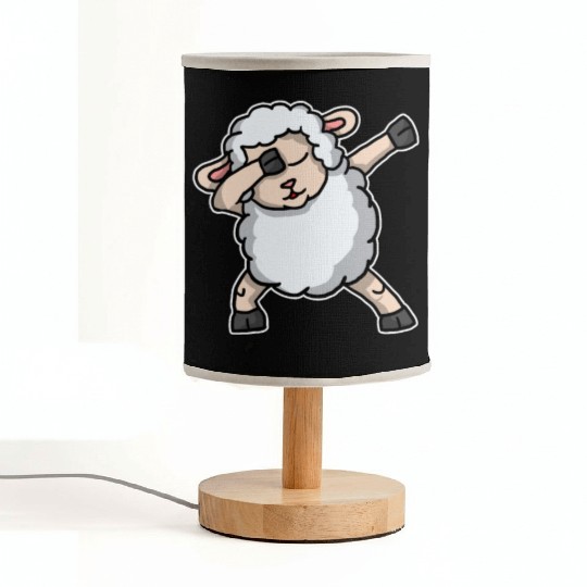 Funny Dabbing Sheep Dab Dance Lamb Lover Gift Fabric Lamps