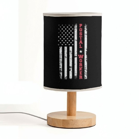 Patriotic Postal Worker Postal Worker Ballot Votin Fabric Lamps