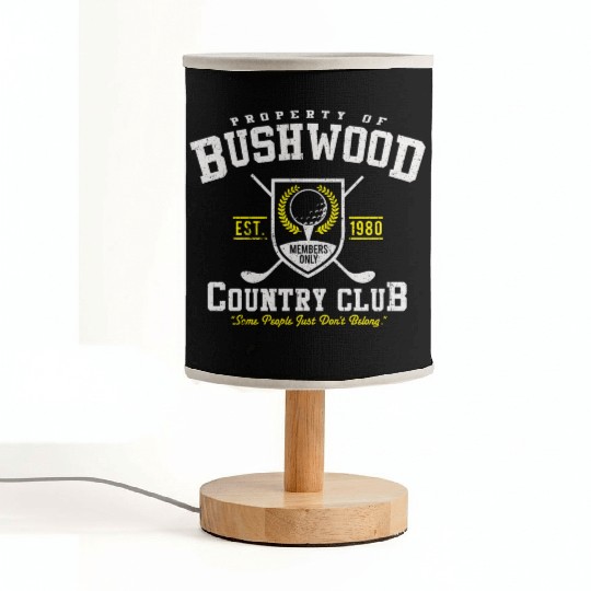 Property of Bushwood Country Club 1980 Fabric Lamps
