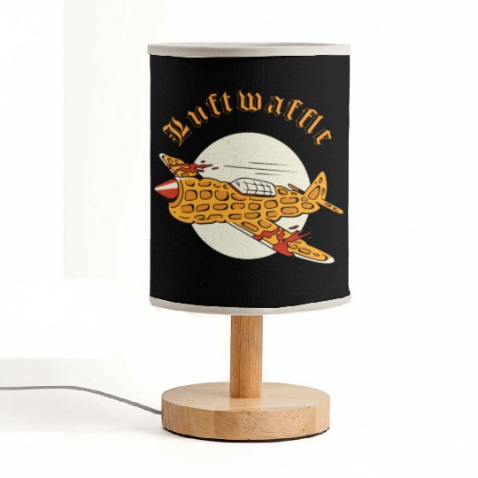 Luftwaffle Waffle Military Aircraft Pilot Fabric Lamps