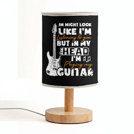 Guitarist Guitarist Gift Guitar Player Fabric Lamps