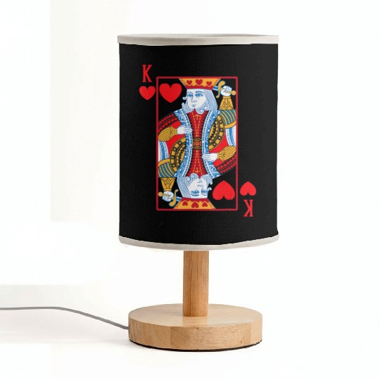 Halloween Playing Card Costume KING OF HEARTS Fabric Lamps