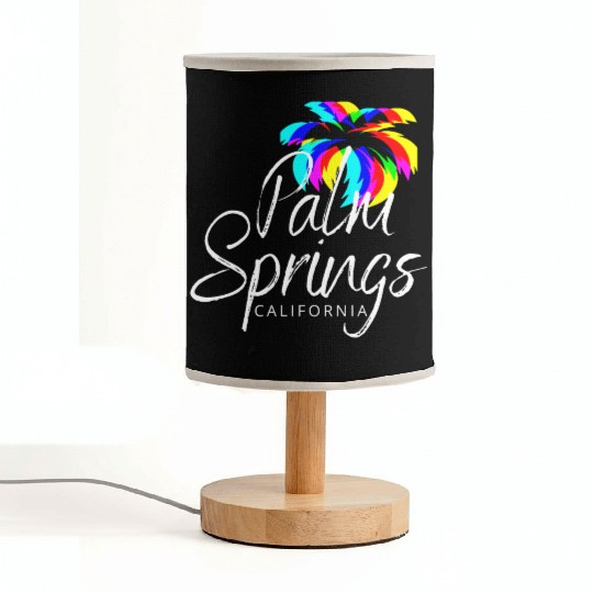 Palm Springs Neon Tree (White) Fabric Lamps