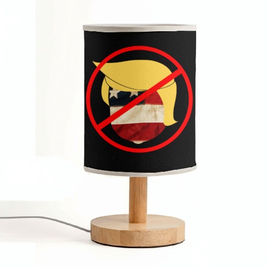 anti trump - dump trump 2020 Fabric Lamps