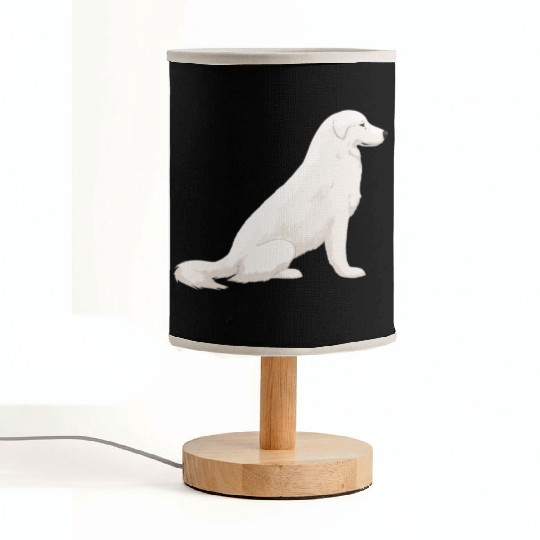 Great Pyrenees Fabric Lamps