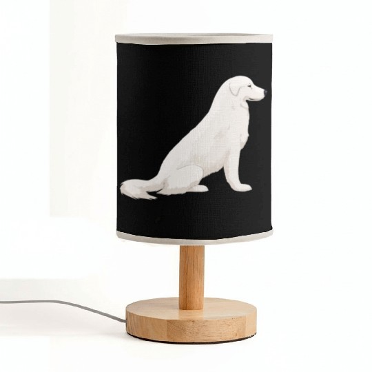 Great Pyrenees Fabric Lamps