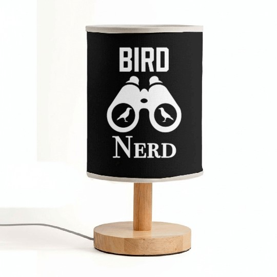 Bird Nerd Fabric Lamps