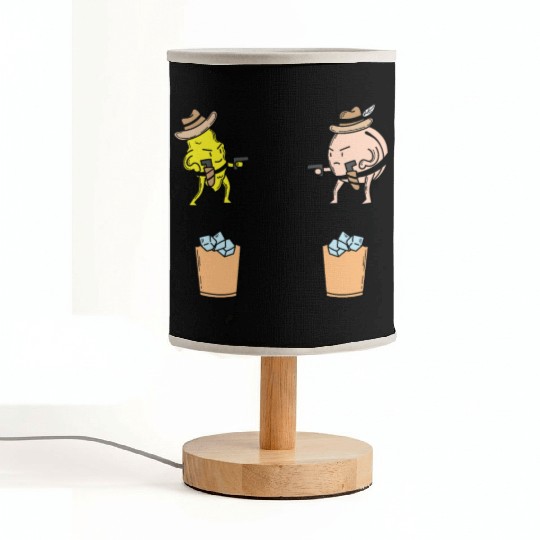 Iced Tea Lemon and Peach in the wild West Fabric Lamps